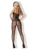 Bielizna-Bodystocking Czarny S/M Kiss Me